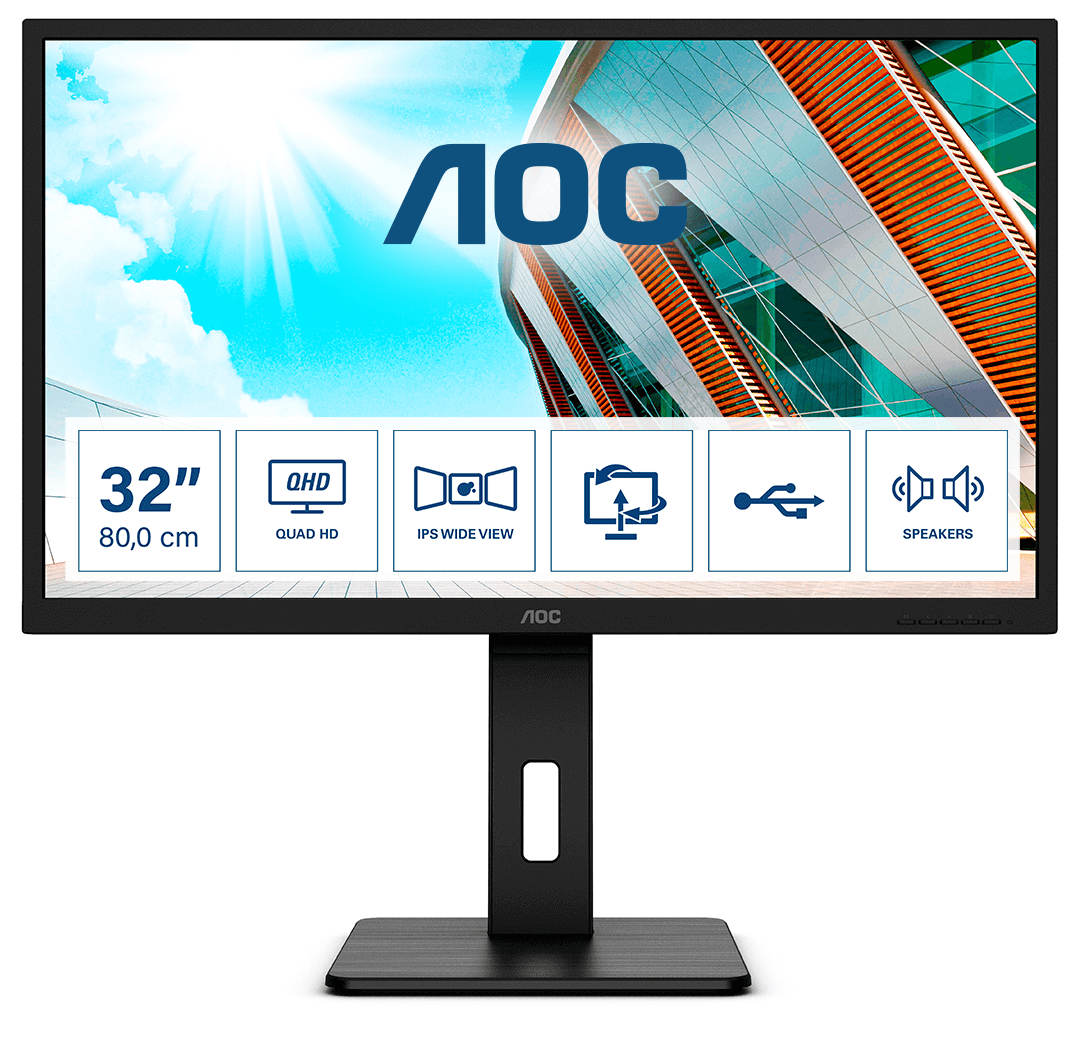 AOC lanseaza noi monitoare cu rezolutii mari, pentru mediul business