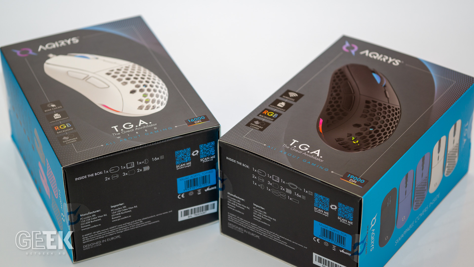 Cel mai personalizabil mouse wireless - AQIRYS TGA Wireless