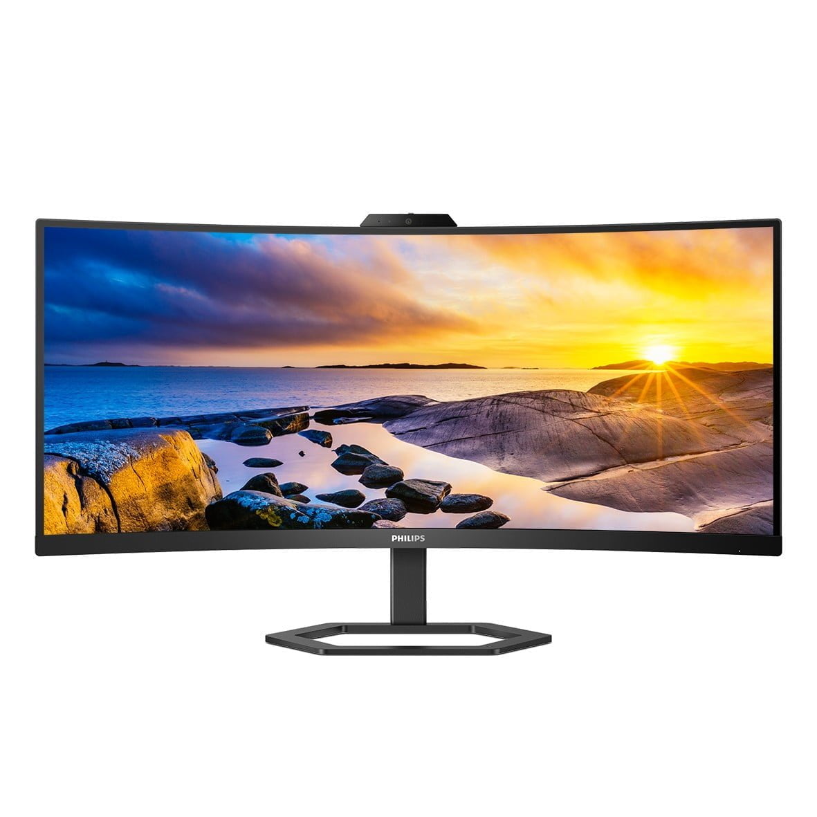 Philips 34E1C5600HE este un monitor QHD pentru apeluri video