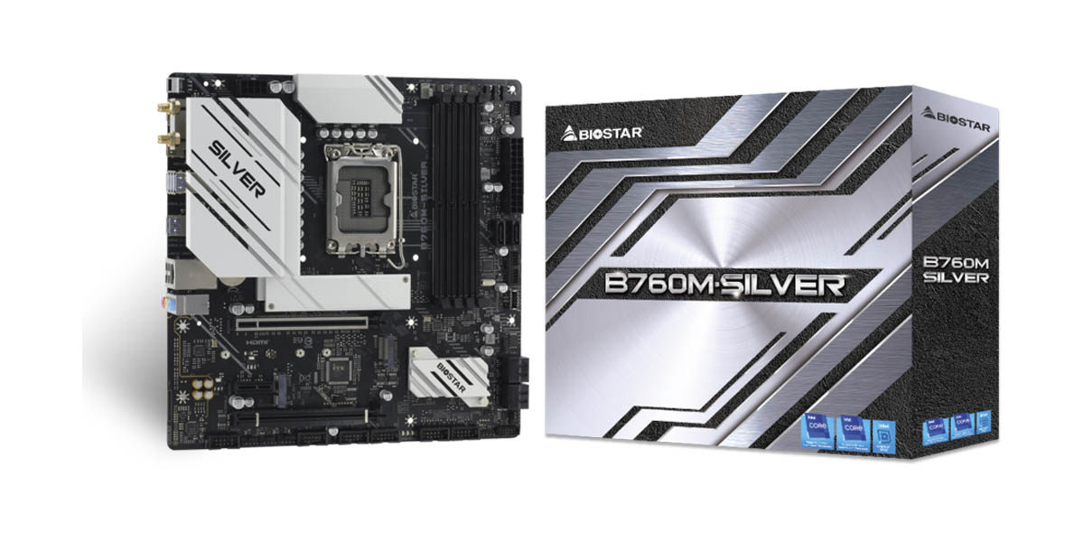 BIOSTAR lanseaza placa de baza B760M-SILVER