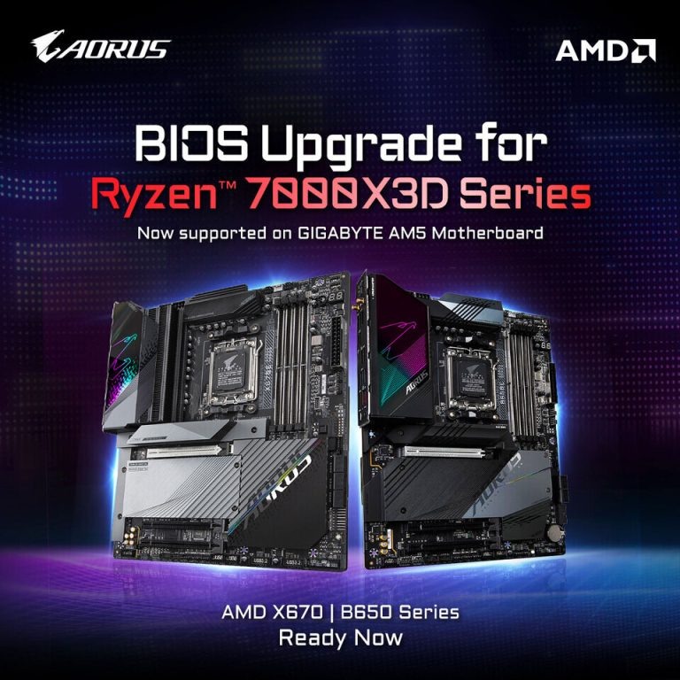 Update-ul de BIOS al Gigabyte X670 si B650 adauga suport pentru cipurile AMD Ryzen 7000X3D