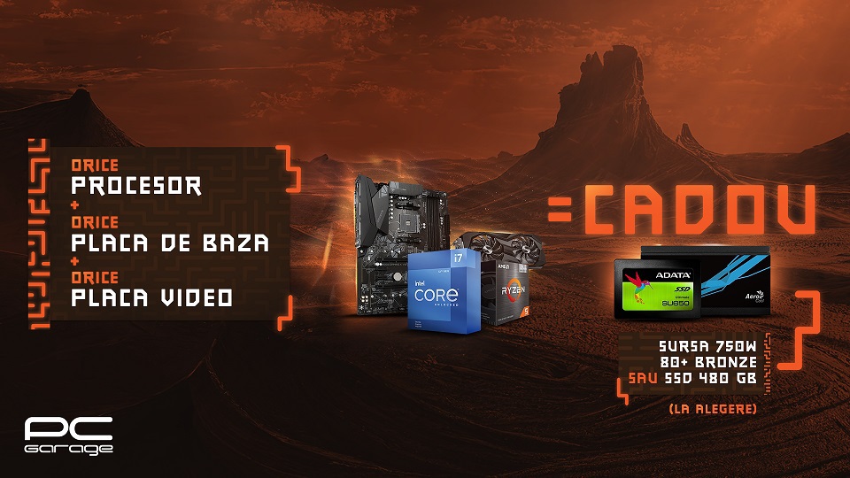 PC Garage te echipeaza gratuit cu un SSD de 480GB