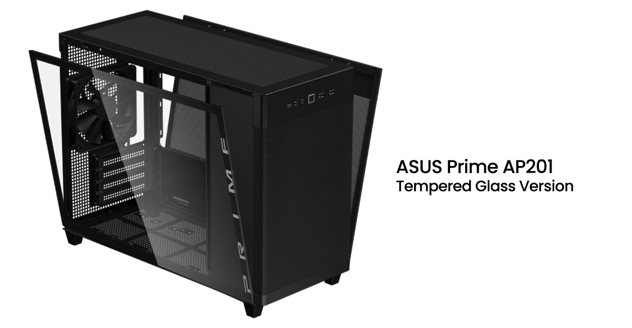 ASUS Prime AP201 primeste o versiune cu sticla temperata