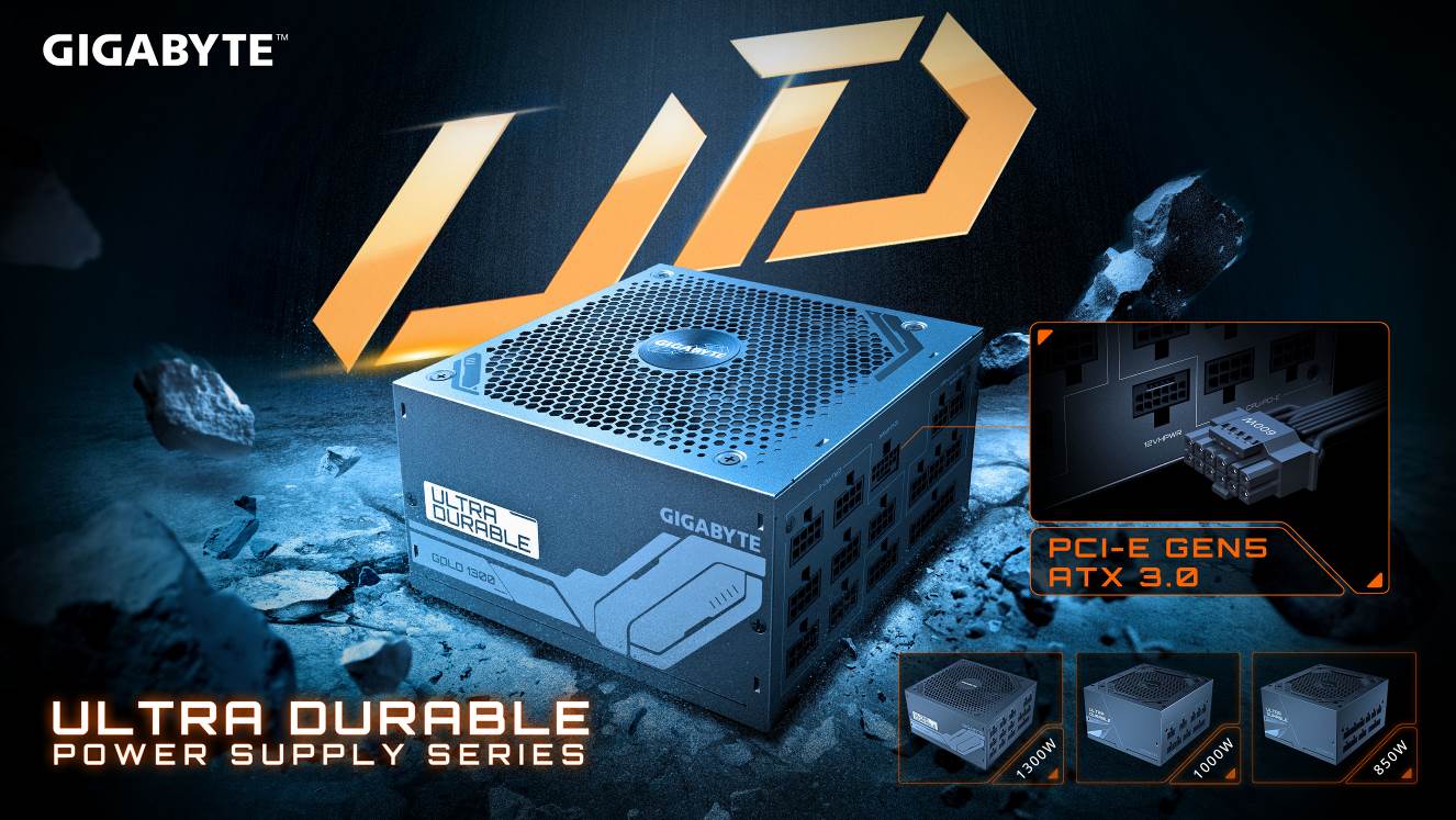 GIGABYTE lanseaza sursa UD1300GM PCIE 5.0