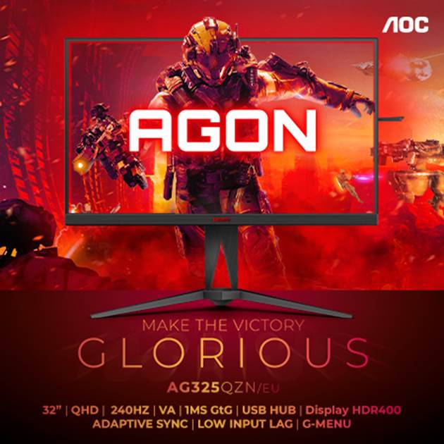AGON by AOC lanseaza noul monitor pentru gaming de 32 inci