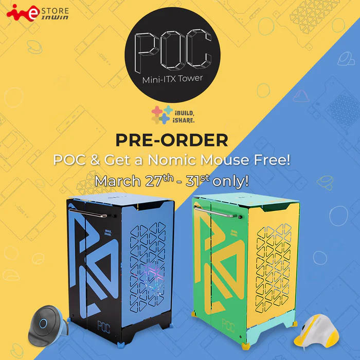 InWin POC mini-ITX este o carcasa origami gata de precomanda