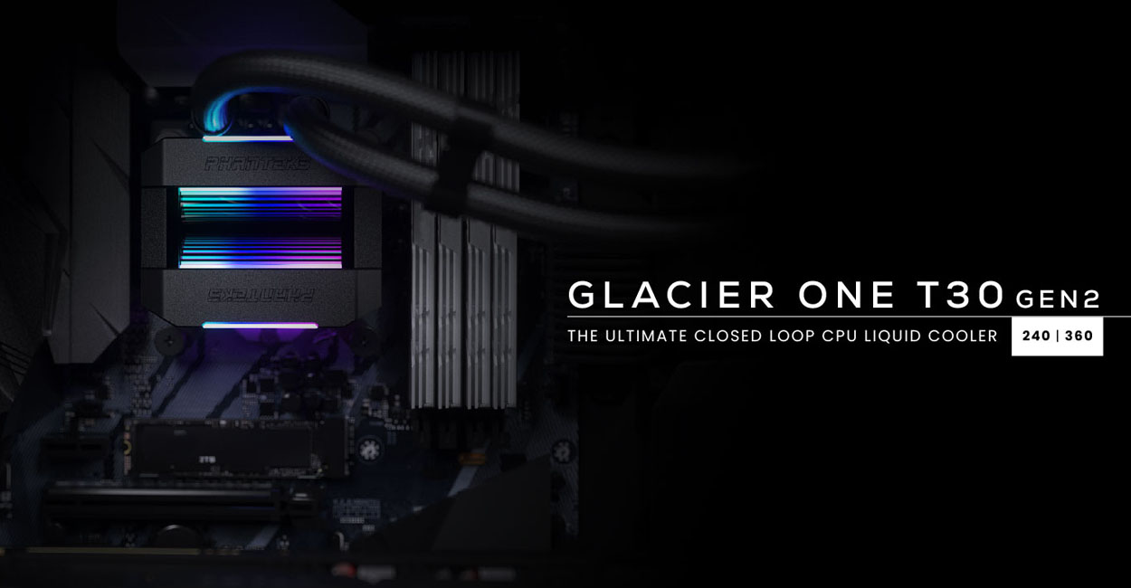 Phanteks lanseaza Coolerul CPU Glacier One T30 Gen 2 AiO