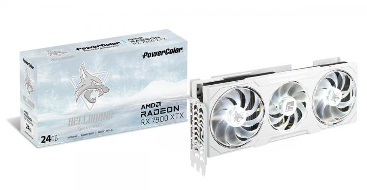 PowerColor isi lanseaza propriul GPU alb Hellhound Radeon RX 7900 XTX