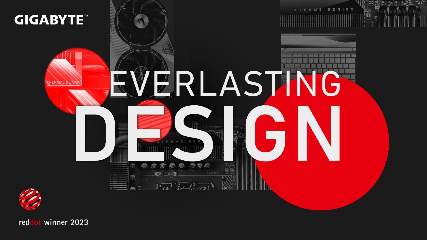 GIGABYTE a fost onorat cu Red Dot Design Awards