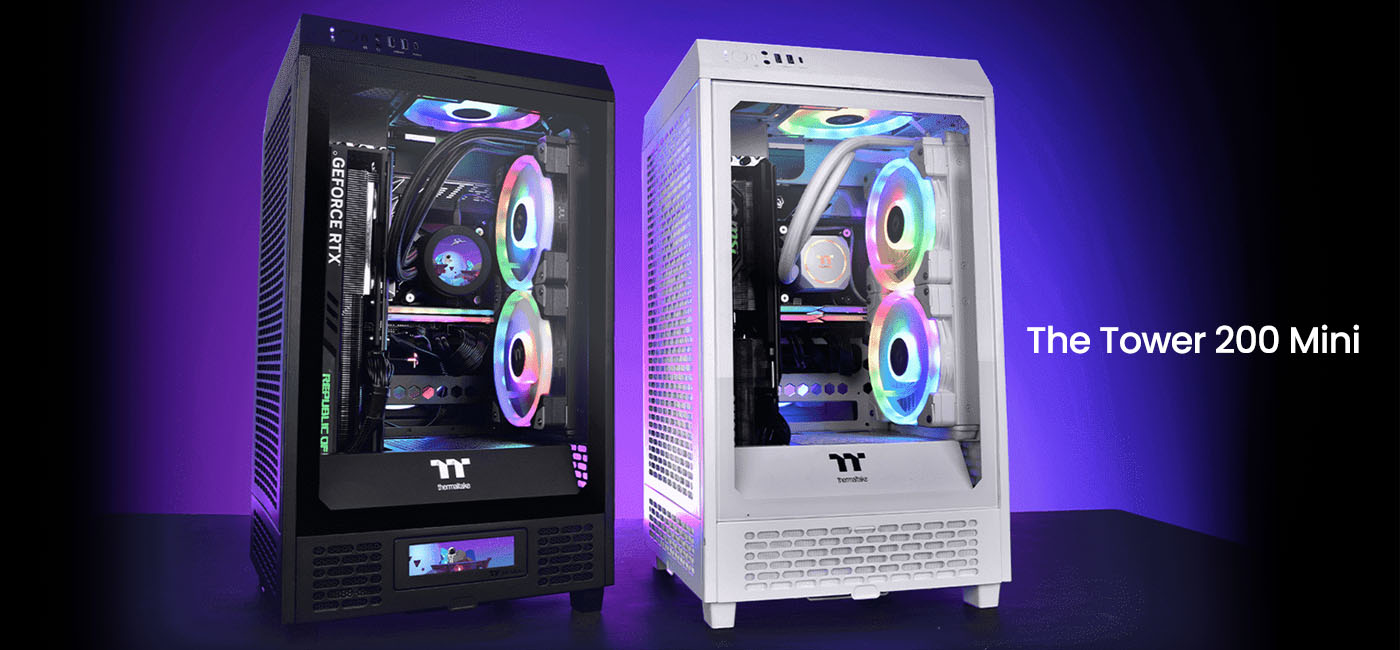 Thermaltake anunta carcasa mini The Tower 200