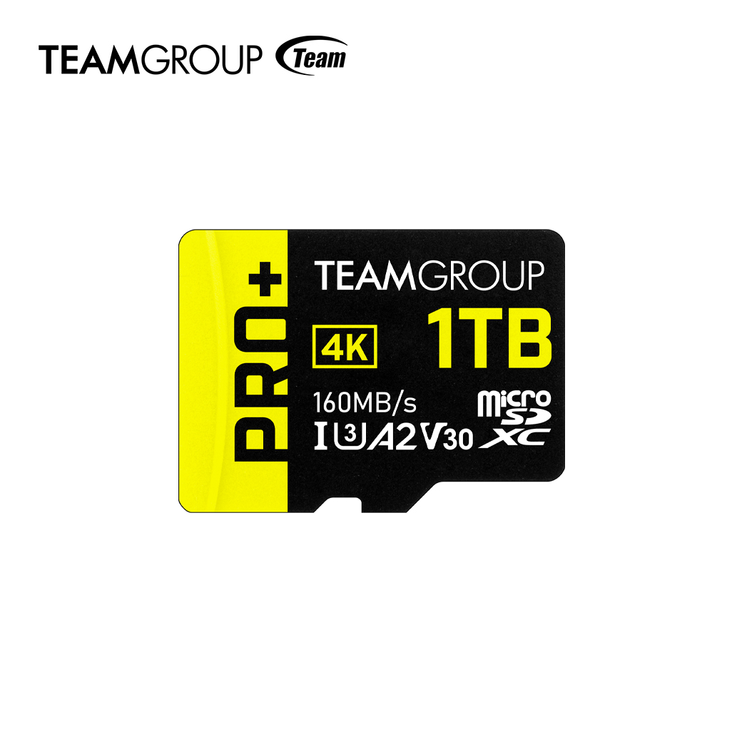 TEAMGROUP lanseaza cardul de memorie PRO+ MicroSDXC UHS-I U3 A2 V30