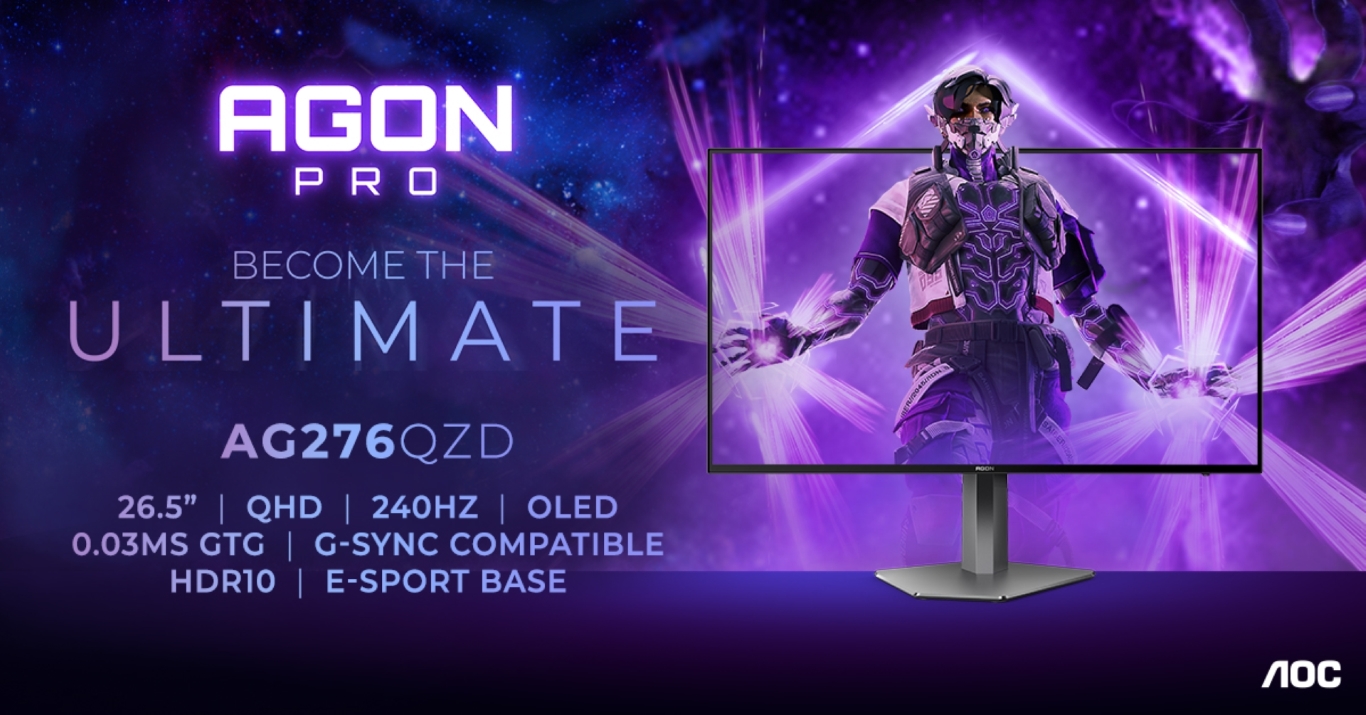 AOC anunta monitorul AGON PRO AG276QZD