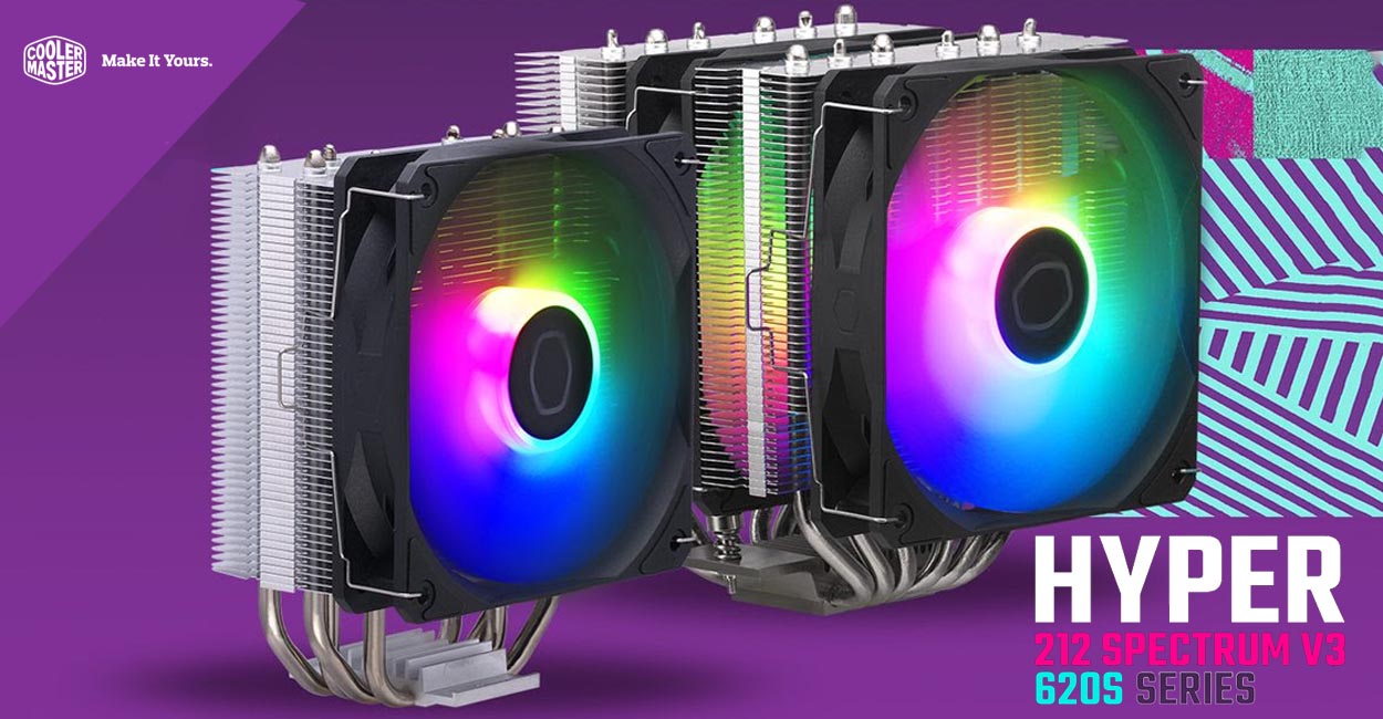 Cooler Master lanseaza coolere pentru procesoare Hyper 212 Spectrum V3 si Hyper 620S
