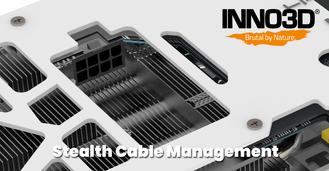 INNO3D prezinta versiuni Stealth de cable management pentru RTX 40
