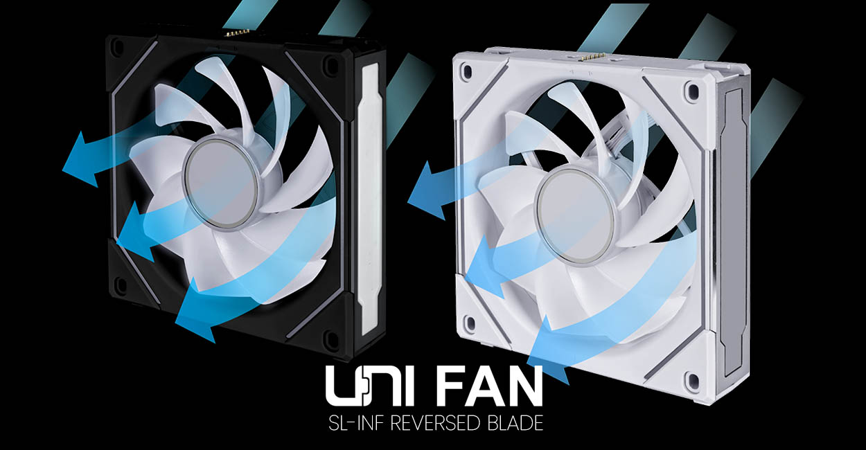 LIAN LI lanseaza UNI FAN SL-INFINITY Reverse Blade