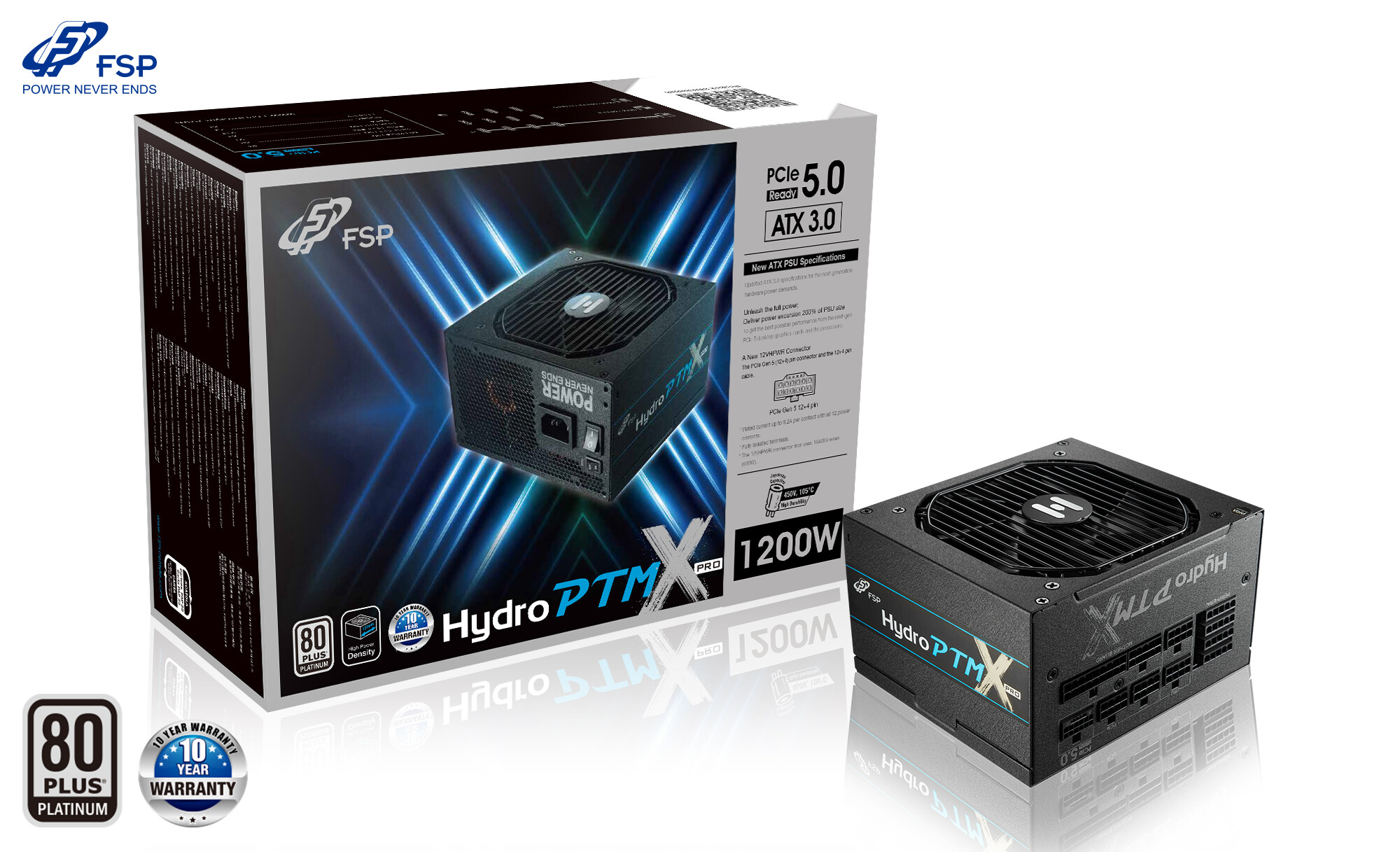 FSP lanseaza surse de alimentare HYDRO PTM X PRO ATX 3.0