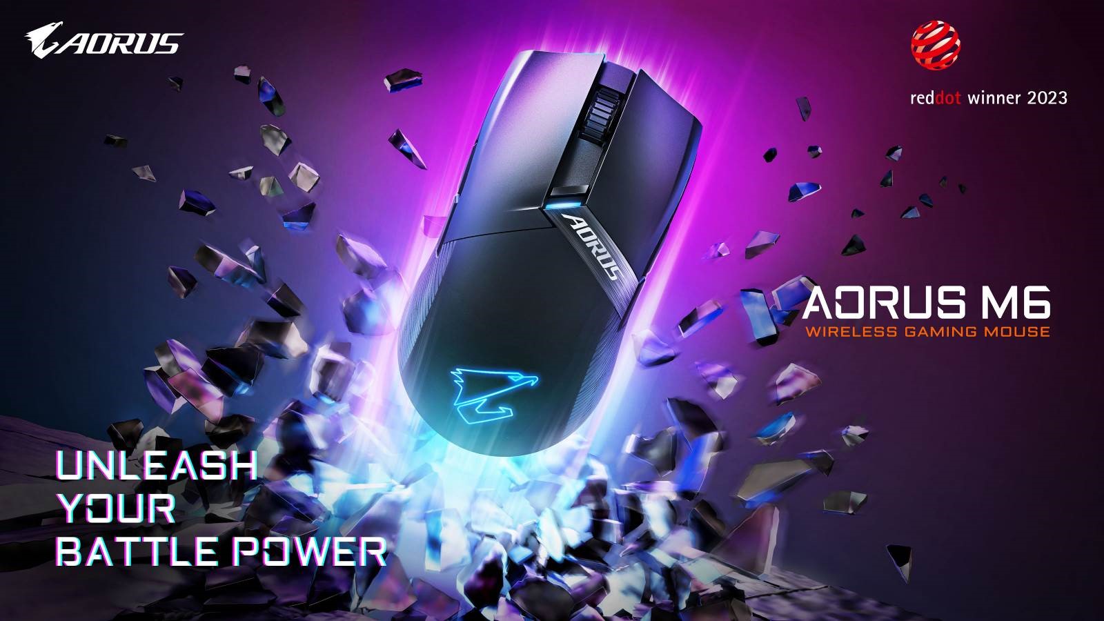 GIGABYTE a lansat mouse-ul de gaming fara fir AORUS M6