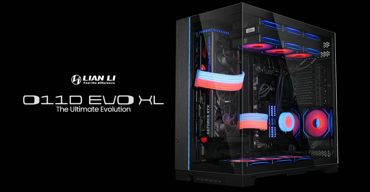 LIAN LI lanseaza O11D EVO XL in culorile alb-negru