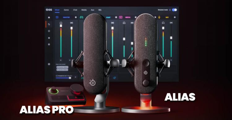 SteelSeries lanseaza microfoanele Alias si Alias Pro