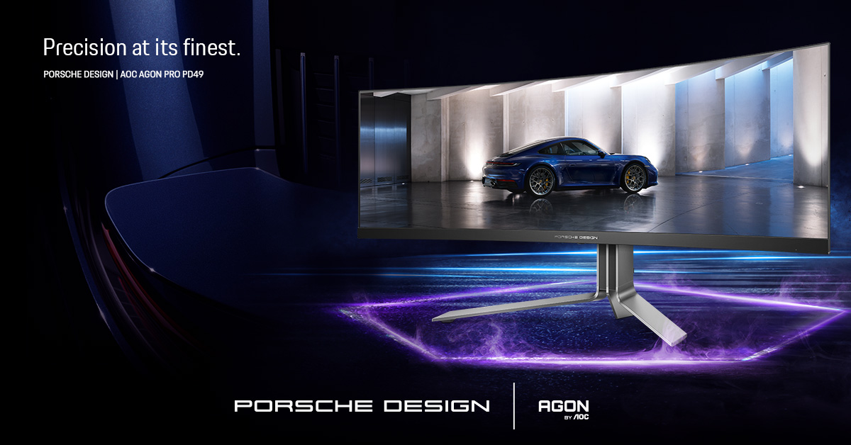 Porsche Design și AOC monitorul de gaming curbat PD49