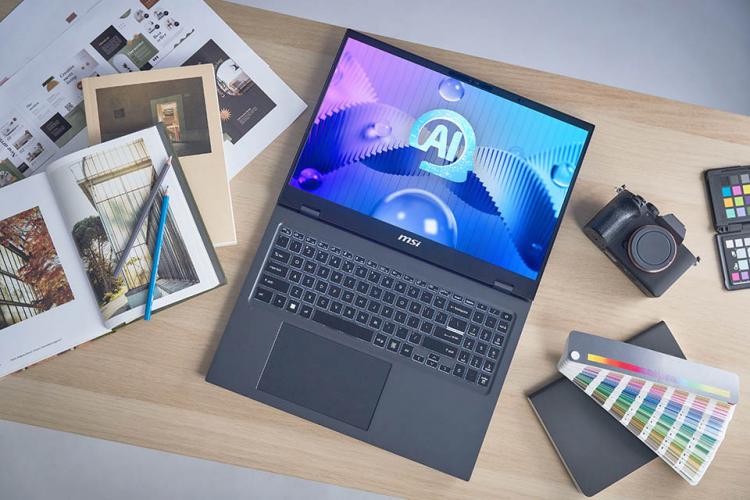 MSI dezvăluie noul laptop Prestige 16 echipat cu CPU Intel Core Ultra