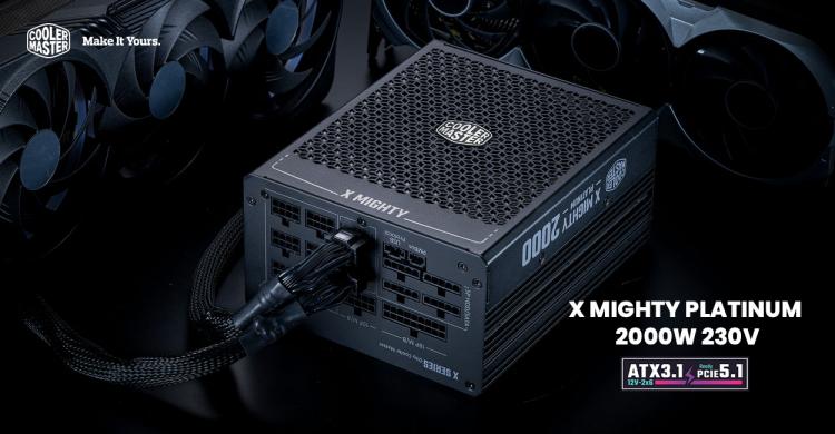 Cooler Master Anunță X Mighty Platinum: Performanță Eficientă pentru Consumatori Exigenți
