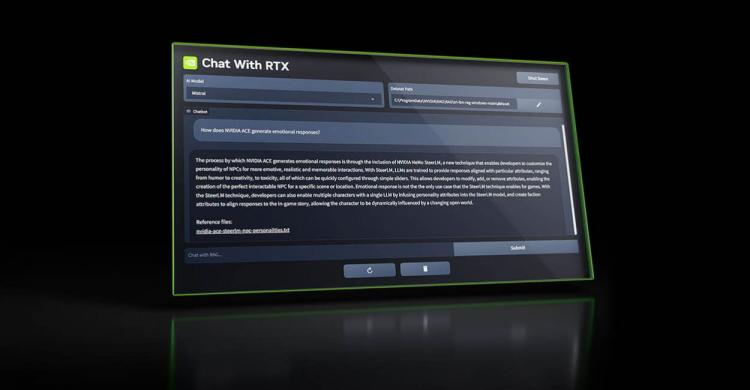 NVIDIA prezintă Chat with RTX