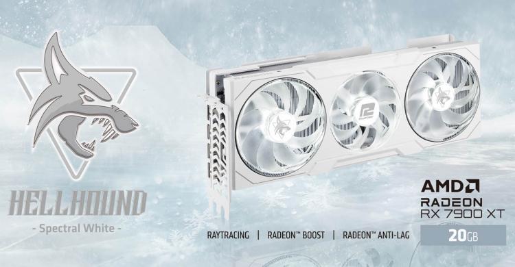 PowerColor RX 7900 XT Hellhound Spectral White Edition a fost dezvăluit