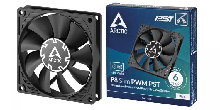 ARCTIC lansează ventilatorul P8 Slim PWM PST