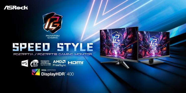 ASRock lanseaza monitoare de gaming PG27FFT1A si PG27FFT1B
