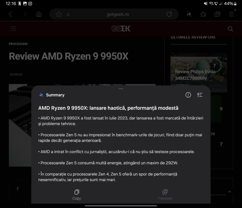 Review Samsung Galaxy Fold 6 - Communicator-ul zilelor noastre