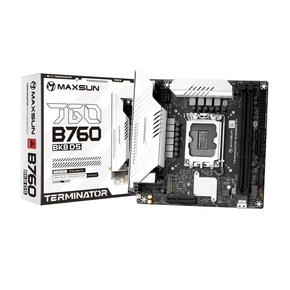 MAXSUN lanseaza placa de baza Terminator B760BKB D5 WiFi