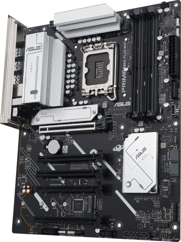 ASUS lanseaza seria de placi de baza Intel B860 ROG Strix, TUF Gaming si Prime