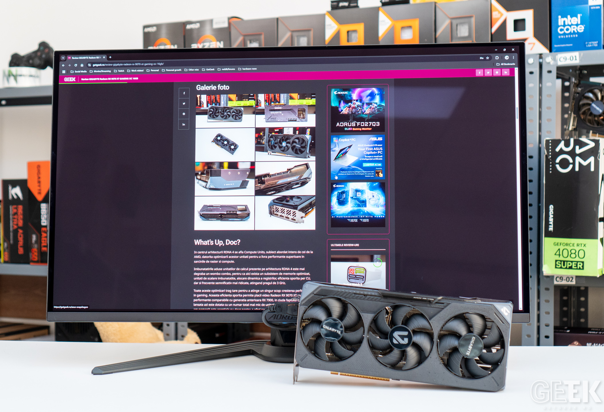 A new hope - RDNA 4 si GIGABYTE Radeon RX 9070 XT GAMING OC 16GB