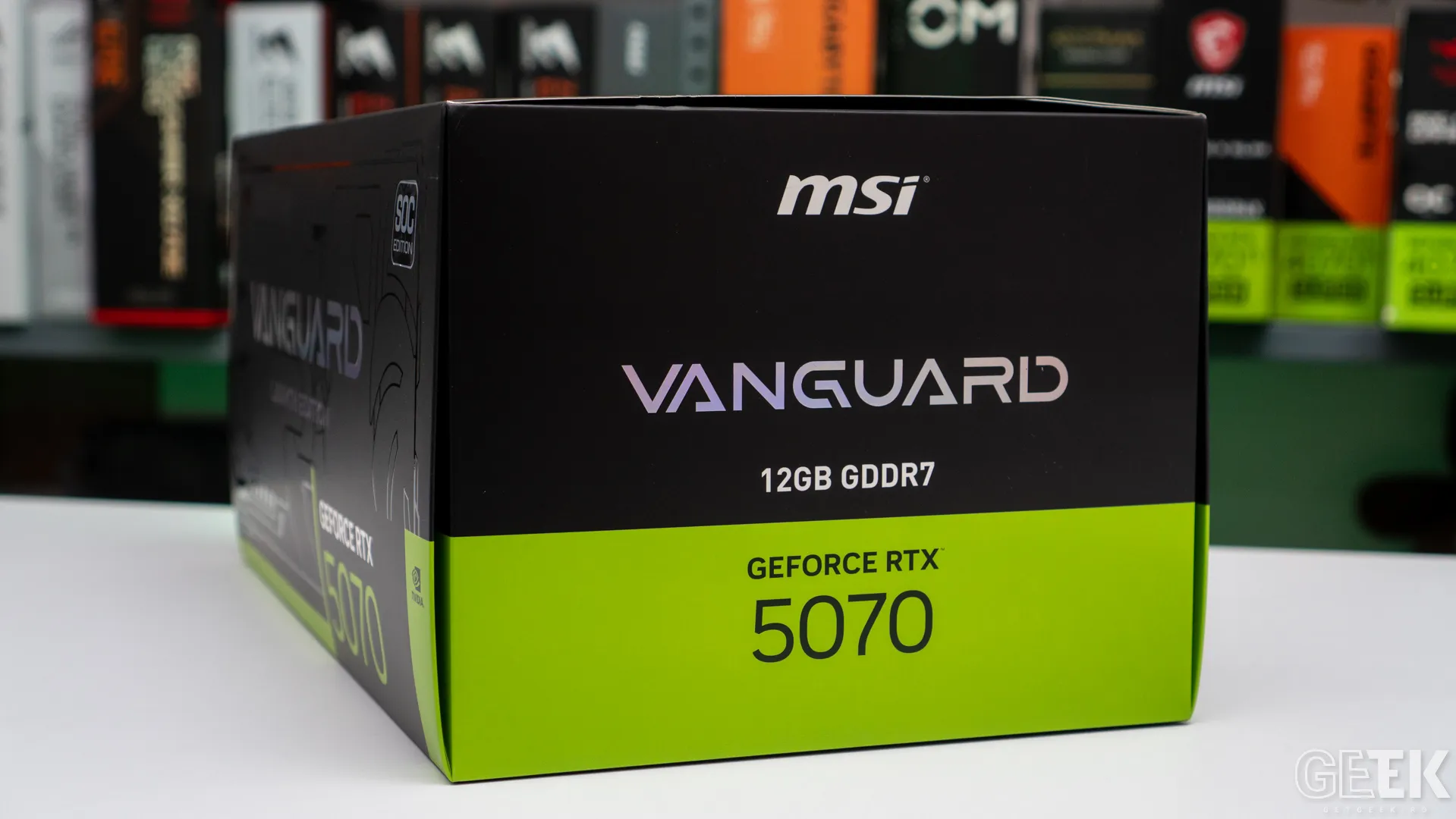 Review MSI GeForce RTX 5070 12GB VANGUARD SOC