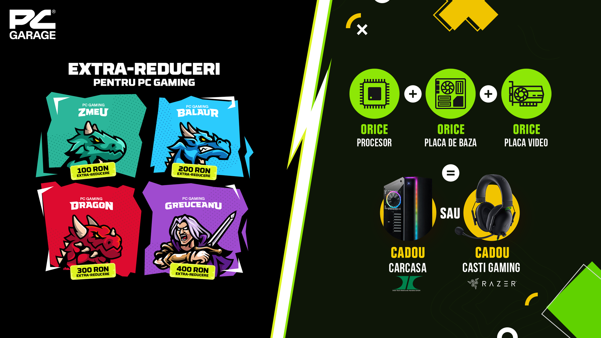 PC Garage anunta doua campanii promotionale pentru gameri