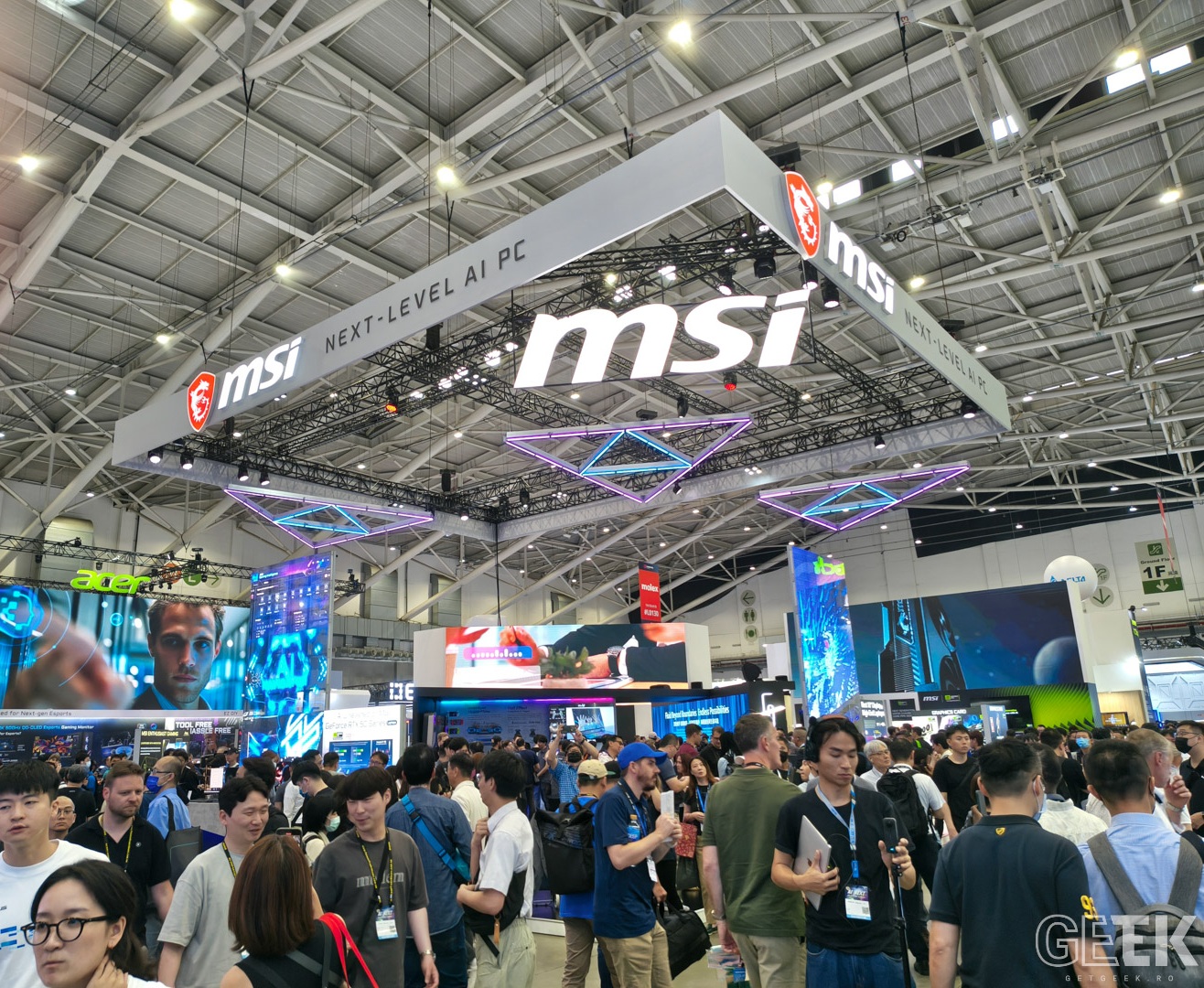MSI dezvaluie laptopuri AI, desktopuri de top, SSD-uri enterprise si periferice la COMPUTEX 2025
