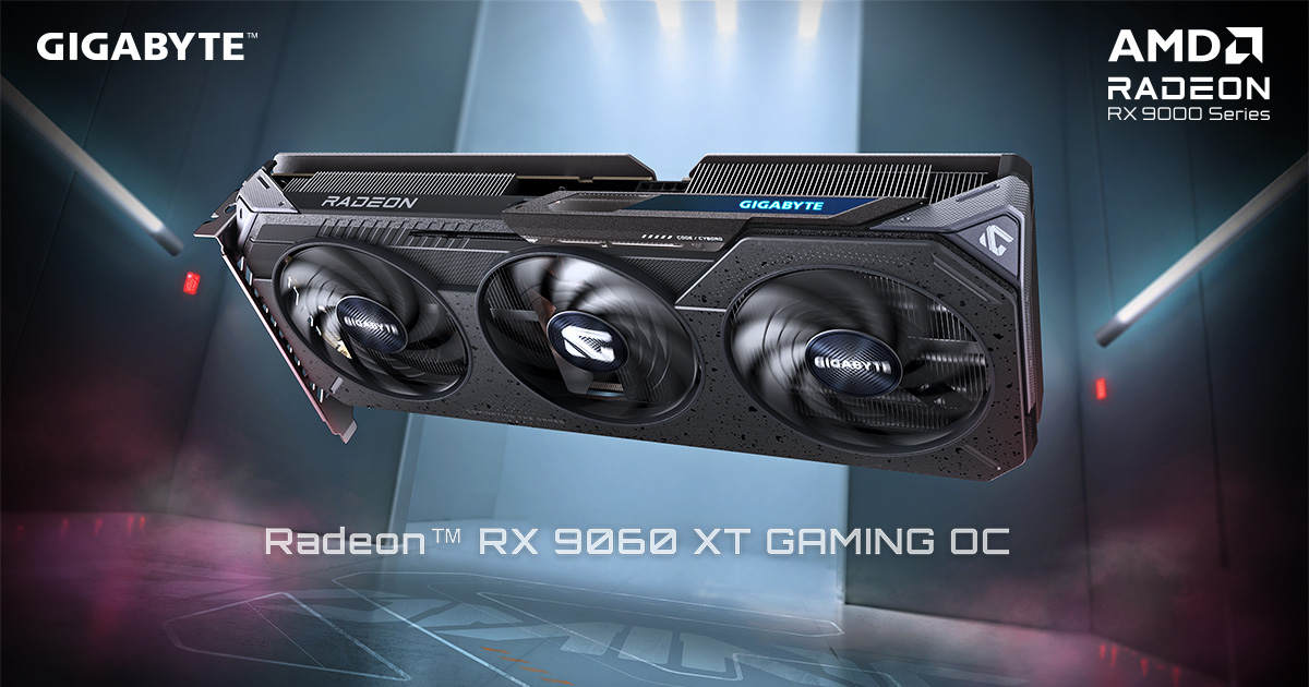 GIGABYTE lanseaza Radeon RX 9060 XT si Radeon AI PRO R9700