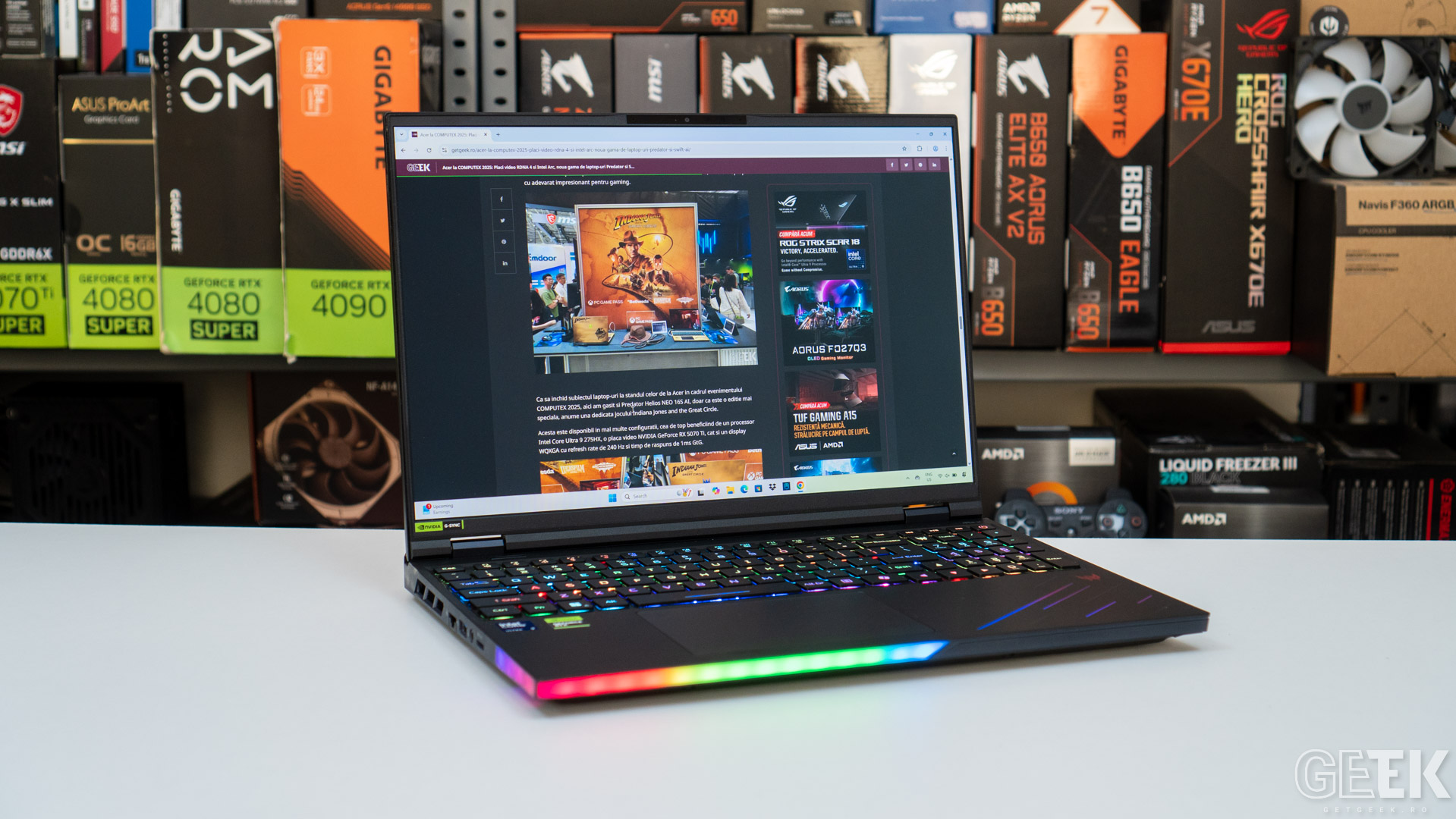 Review Acer Predator Helios 16 AI