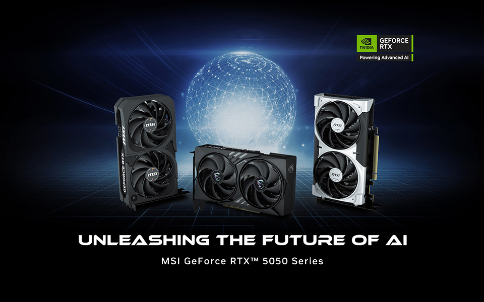 MSI lanseaza placile video MSI GeForce RTX 5050