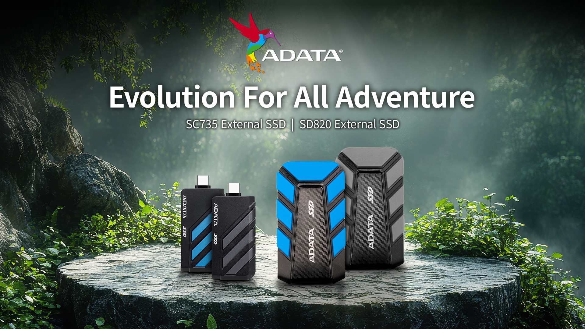 ADATA lanseaza SSD-urile externe robuste SD820 si SC735