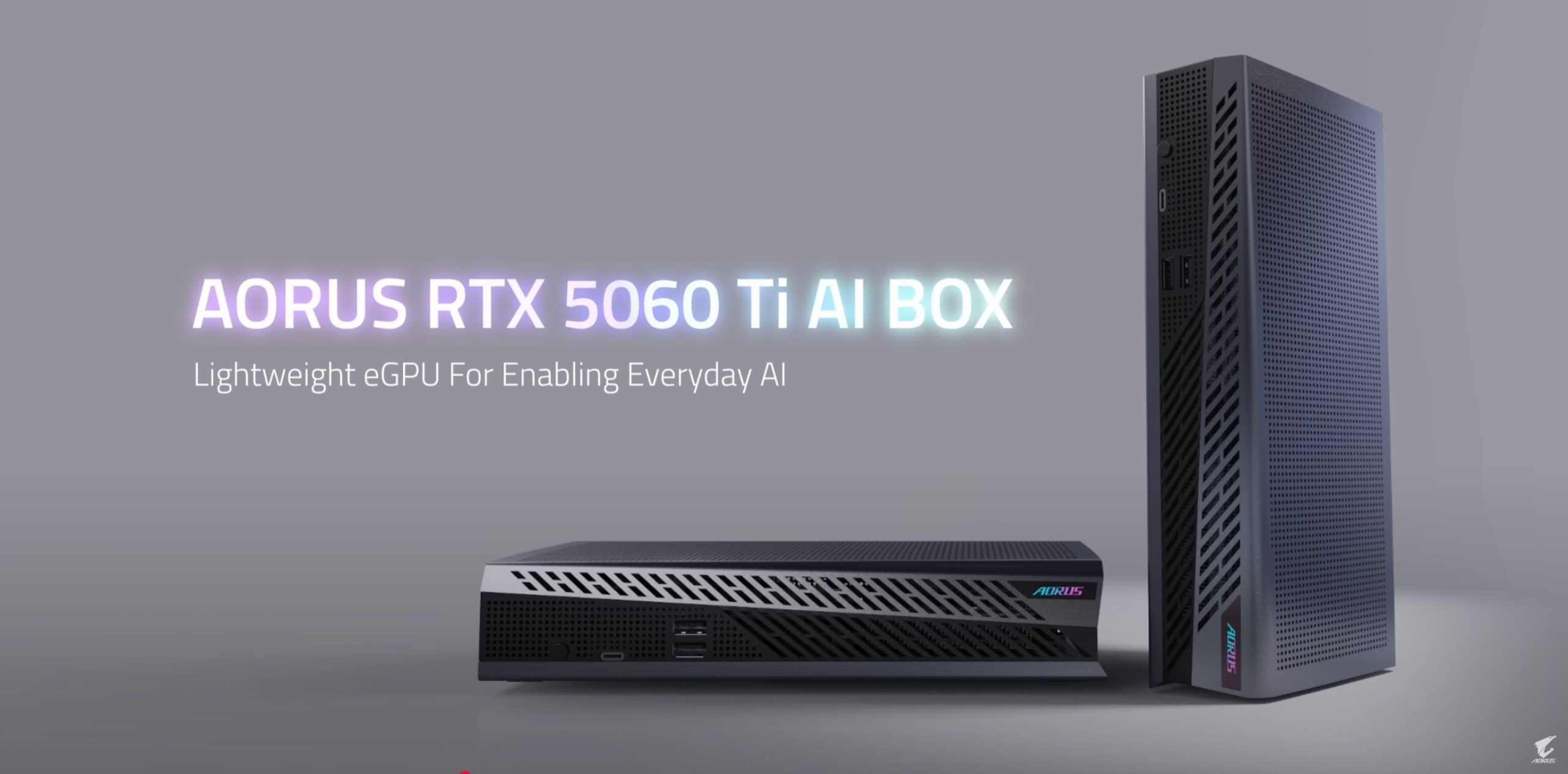 GIGABYTE lanseaza AORUS RTX 5060 Ti AI BOX