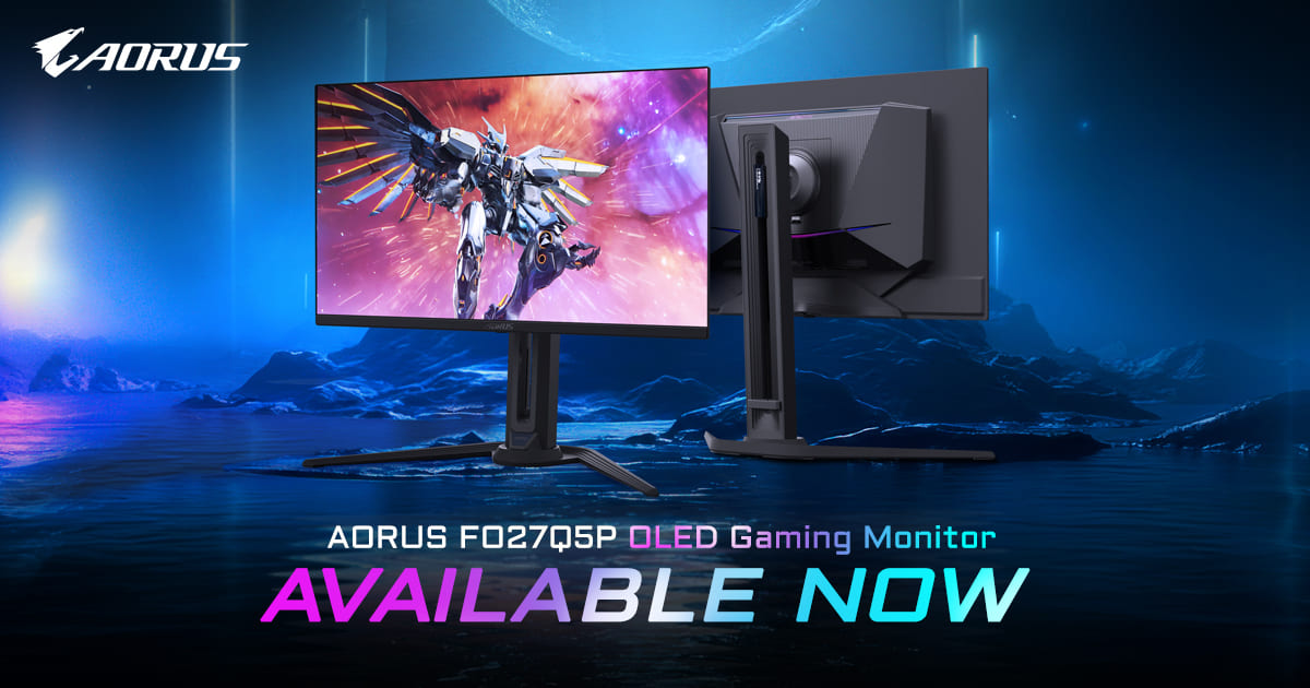 GIGABYTE anunta disponibilitatea monitorului AORUS FO27Q5P
