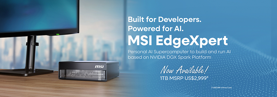 MSI anunta disponibilitatea supercomputerului EdgeXpert AI