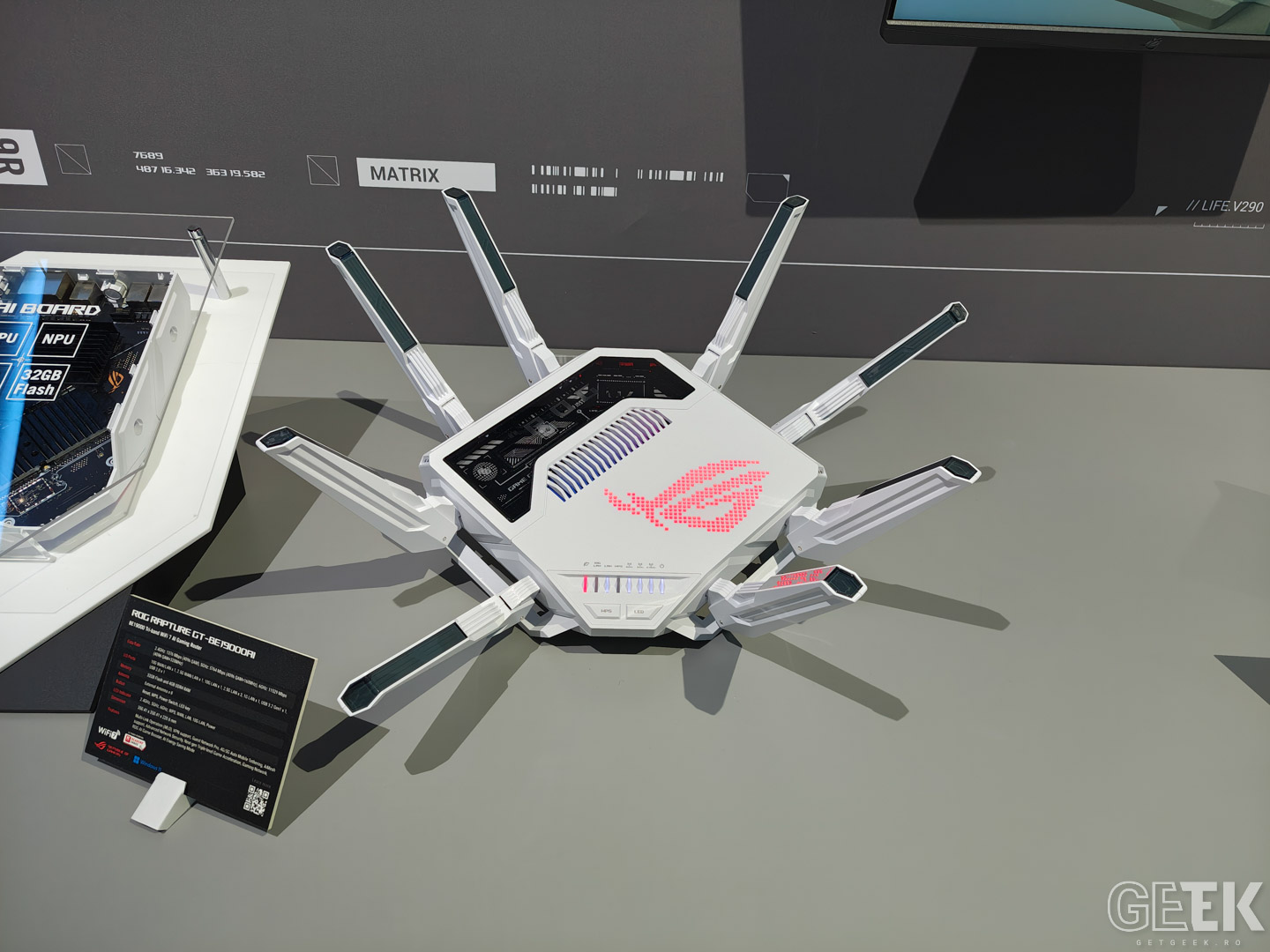 ASUS anunta ROG Rapture GT-BE19000AI, primul router de gaming cu AI