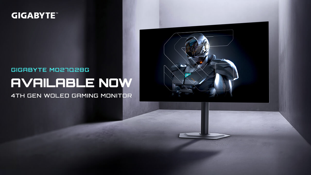 GIGABYTE anunta disponibilitatea monitorului de gaming MO27Q28G