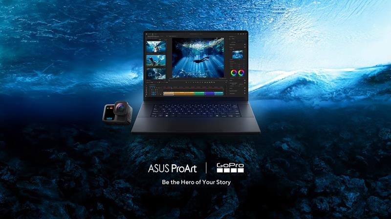 ASUS si GoPro anunta un parteneriat strategic pentru integrarea fluxurilor video 360° si AI in StoryCube