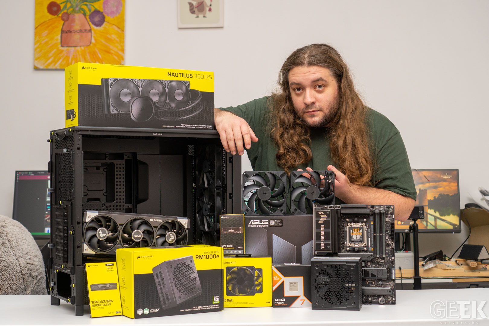 Mi-am facut un PC de gaming non RGB in carcasa CORSAIR FRAME 5000D RS
