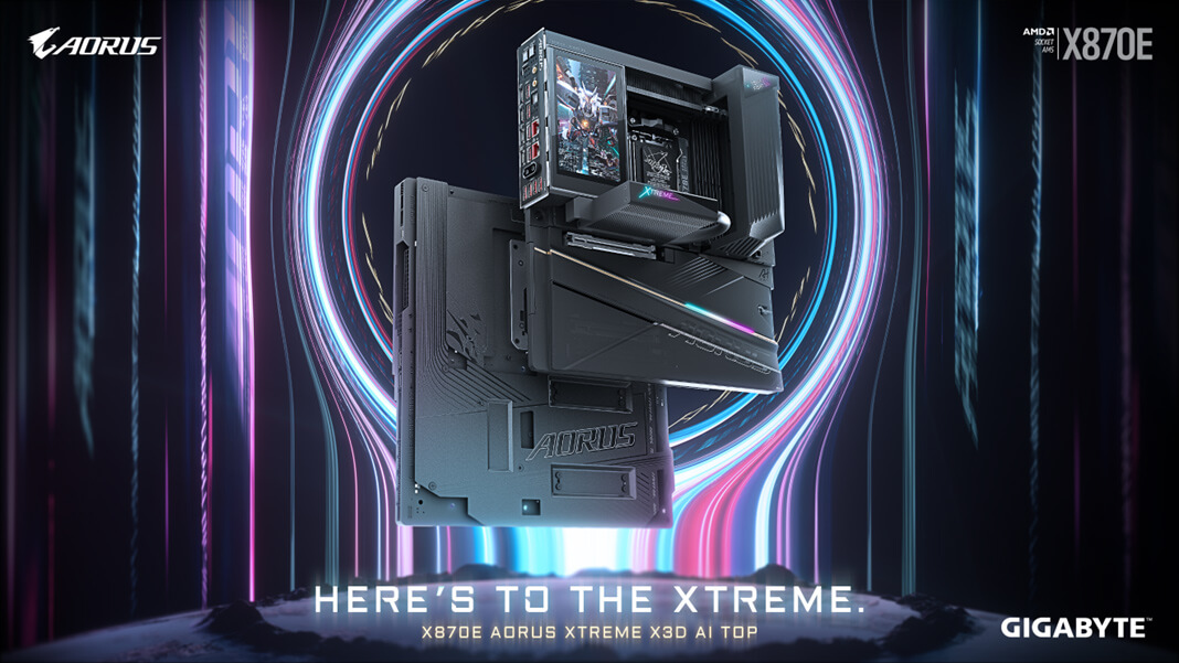 GIGABYTE lanseaza placa de baza X870E AORUS XTREME X3D AI TOP