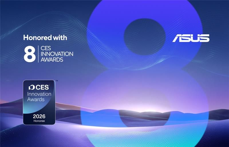 Opt produse ASUS au primit CES 2026 Innovation Awards, acoperind AI, gaming, creatie si sustenabilitate